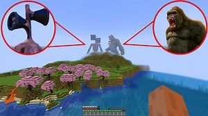 Siren Head vs King Kong in Minecraft