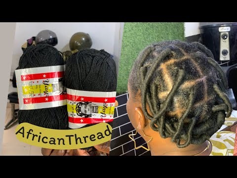 How to stretch Natural hair without Heat!| Yarn wool |African Threading Tutorial #hairstyles#explore