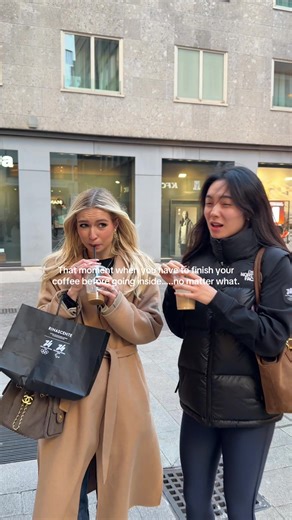 Enjoying Coffee Before Shopping: A Perfect Moment