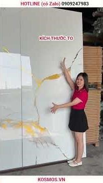 Nâng hạng không gian nhanh chóng với tấm Kosmos than tre pandora dát vàng