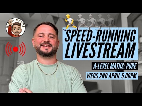 Speed-running an exam paper... 🏃‍♂️ [Bicen Maths Live 📹] Weds 2nd April, 5pm