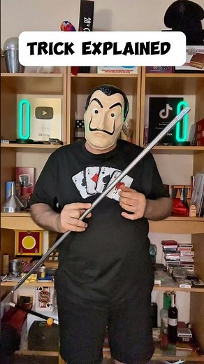 APPEARING CANE MAGIC TRICK REVEALED 🪄 #foryou #magic #tricks #magictricks