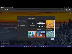 How to customize and apply Wallpaper backgrounds in Google Chrome