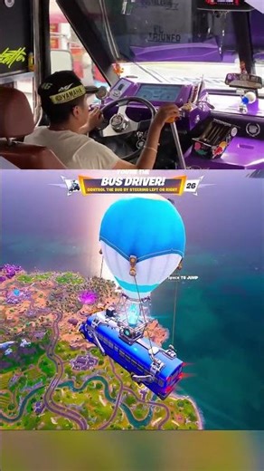 ASI SE SIENTE MANEJAR EL AUTOBUS DE BATALLA - Fortnite