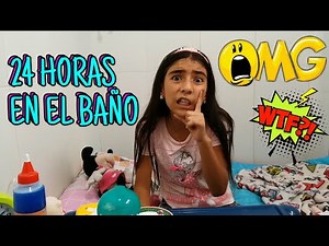 24 HORAS EN EL BAÑO CHALLENGE! Majo Fashion Kids
