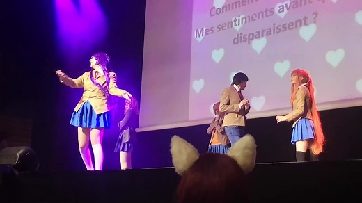 【DDLC】『授权转载』法国版 Doki Doki Forever 舞台表演【1080P】