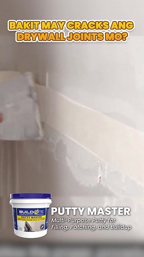 Putty Master is a ready-to-use, multi-purpose putty for fiber cement boards wood, and concrete. It has the following features and benefits - Follows ASTM Standards - With anti-crack technology - Excellent cohesion strength - Excellent adhesion to substrate - Rapid setting time - Easy to sand and smoothenreels putty master #diy #drywall #wallpainting #fyp #mason #skimcoat #contractor #engineer #interiordesign #architect #viral #homebuddiesph #walldecor #homeimprovement #walldesign #hardiflex