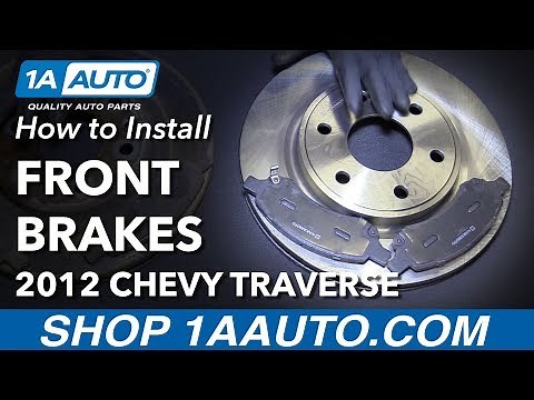 How to Replace Front Brakes 09-16 Chevy Traverse