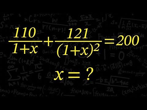 Solving by subtracting the denominators is not easy math.
