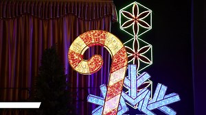 Outdoor Christmas Waterproof LED Rope Light Santa Claus Snowflake Customized Design