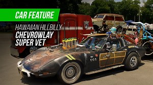 If this isn’t the wildest combination of tropical, trivial, and downright comedic display of customization you’ve ever seen, then we’re not sure what is. The “Chevrowlay Vet” is a cooky collection of island-style flotsam and jetsam that’s been recycled into an automotive oddball that sure made heads turn at the 2021 Holley Hot Rod reunion. #HolleyEFI #HolleyPerformance #Holley #HolleyMotorLife #Fuelinjected #HolleyEquipped #Hilborn #HilbornInjection #HilbornFuelInjection | Holley