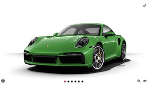 新型ポルシェ911ターボSのコンフィギュレーター公開！ボディカラーは16色、明るいブルーは消滅。ホイールはゴールド、ブレーキにはブラックも選択可能