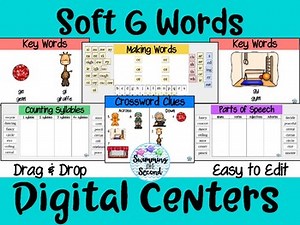 Soft G Words Digital Centers