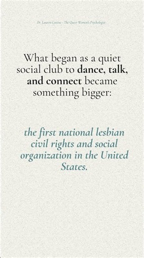 The Daughters of Bilitis: How Lesbian Women Built Community in 1955