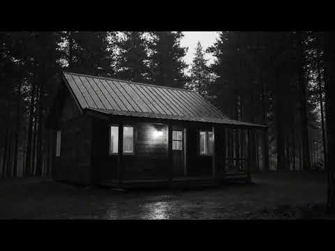 Cozy Cabin in Rainstorm – Thunder and Rain Sounds for Deep Sleep 10 Hour Loop