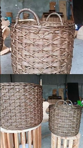 Perfect Rattan Baskets for Laundry or Fruit! 🌿