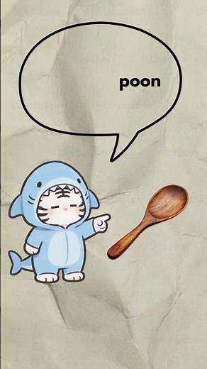 Learn English Vocabulary's Kitchen: Spoon and Fork | Short Video for Beginners