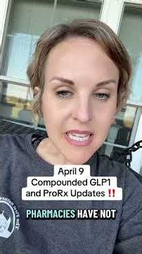 Latest Compounded GLP1 Updates- Are They Going to Disappear?