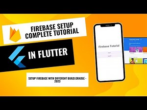 Flutter FIREBASE Setup explained || Different build.gradle - 2023