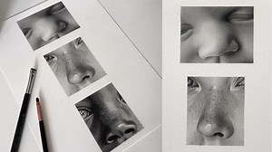 Part 2 | Drawing Photo Realistic Noses: Daily Exercises to Improve Your Portrait