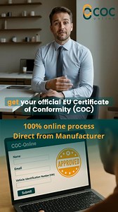 📜 Get your car's official Certificate of Conformity fast and easy. Free Shipping | COC-online