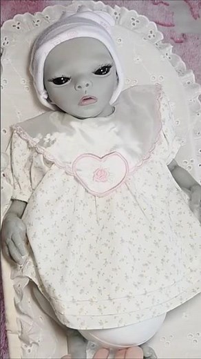Alien Silicone Baby Ready to Hatch #doll #babydolls