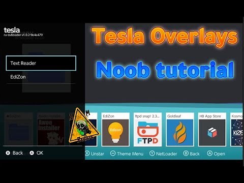 Switch tutorial (noob friendly) - Tesla menu overlay: Install, remove, install/add overlays & more