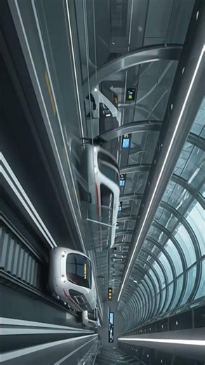 First Look at Hyperloop Station 2090 🚄✨ | Cinematic Future Travel