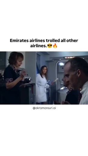 akramansuri.ai | Advertising on Instagram: "Emirates Airlines has indeed surprised many with bold, cheeky ads that cleverly troll other airlines, showcasing their confidence and humor in the competitive airline industry. One of their notable campaigns features Jennifer Aniston in a $20 million ad that humorously highlights the "nightmare" experience of flying with other airlines compared to the luxury and comfort of Emirates. This campaign uses clever storytelling and star power to position Emir