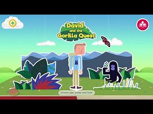 CBeebies David Attenborough Adventures David and the Gorilla Quest StoryBook