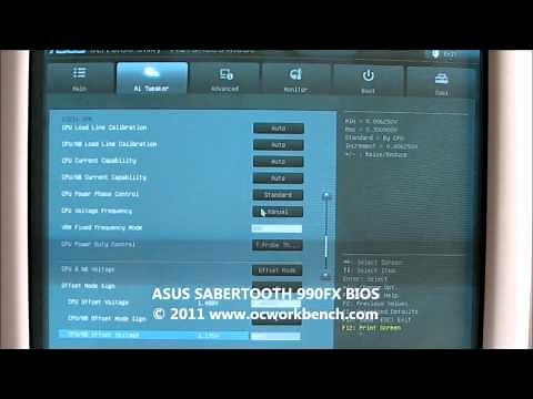 ASUS SABERTOOTH 990FX BIOS @ OCWORKBENCH