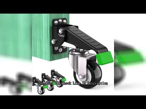 Workbench Casters kit 660 Lbs - Retractable Casters Heavy Duty Bench Caster Wheels Designed for Work