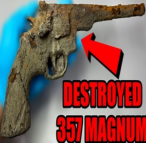 Restoring OBLITERATED 357 MAGNUM REVOLVER!!! Amazing Results!!! | Restoration Tools