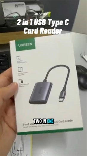 2 in 1 USB C card reader#CardReaderUSBc#OTGTypeC#AksesorisHP#GadgetMurah#TransferDataCepat