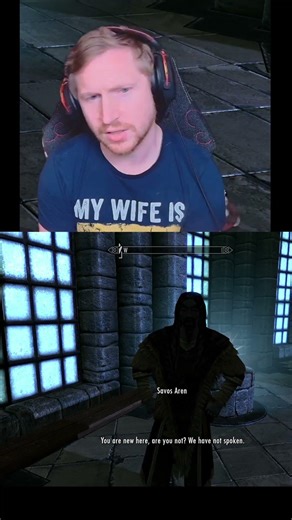 Skyrim First Timer Doesn't Know The Archmage #skyrim #shorts