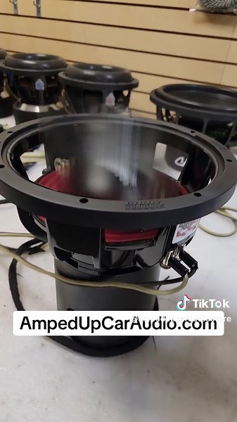 Just a little torture testing. ⚡️🔊 #AmpedUp #CarAudio #SundownAudio #subwoofer #speaker #broken #cars #carscene