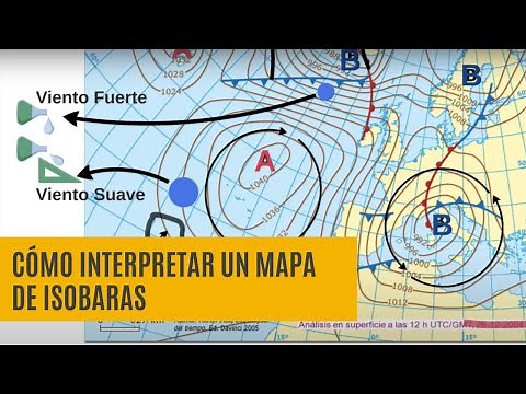 Cómo interpretar un mapa de Isobaras (Predicción Tiempo)