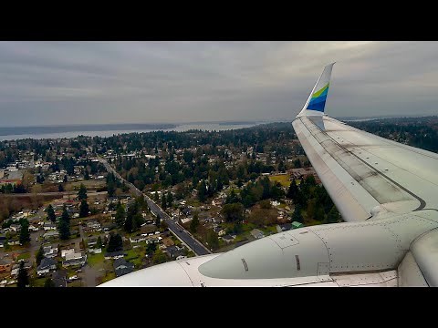 [4K] – Full Flight – Alaska Airlines – Boeing 737-990 – DFW-SEA – N319AS – AS543 – IFS 905