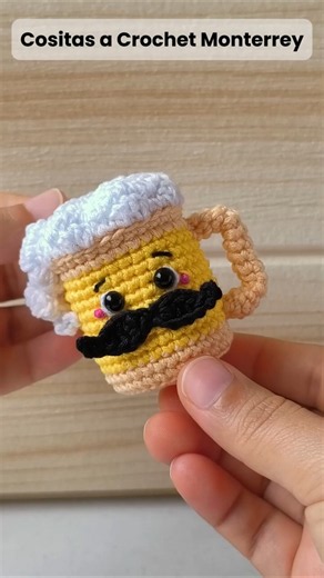 👇Tarro de Cerveza Mexicano a Crochet Amigurumi Paso a Paso | Tutorial Facil para Principiantes 🇲🇽