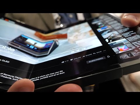 Samsung Flex Hybrid OLED Slidable, Foldable Display