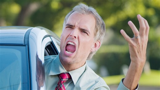 My neighbor blocked me & refused to move after I was given his old parking spot