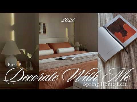 SPRING BEDROOM REFRESH || BATHROOM RENO UPDATE || CALM WARM MINIMAL STYLING