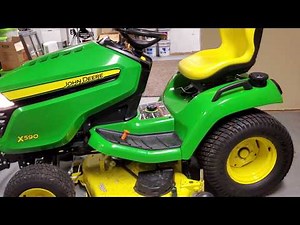 My first 5 hours with the John Deere X590