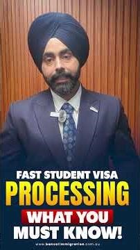 Australia Student Visa 2026 Update 🚨 Faster Processing but Quick Refusals! Don’t Make This Mistake