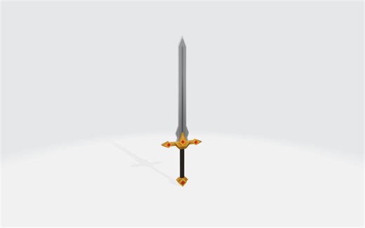 blockbench建模 继续做武器 带过程