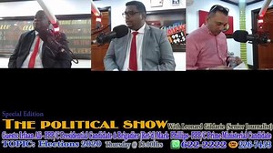 Presidential candidate Dr. Irfaan Ali and his running mate, Brigadier(rtd) Mark Phillips were guests on The Political Show, hosted by Leonard Gildarie on Kaieteur Radio. | Hon. Prime Minister Brigadier Mark Phillips