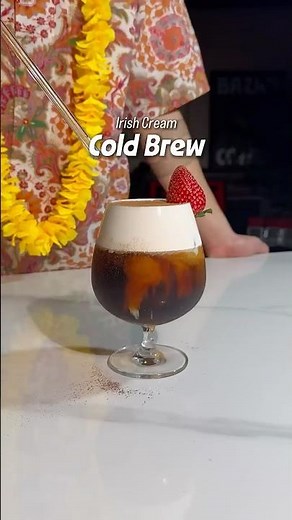 How to make Irish Cream Cold Brew 👇🏻