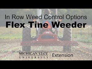 Flex Tine Cultivator - In Row Weed Control Options