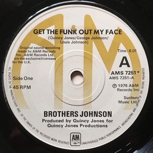 Brothers Johnson - Get The Funk Out My Face