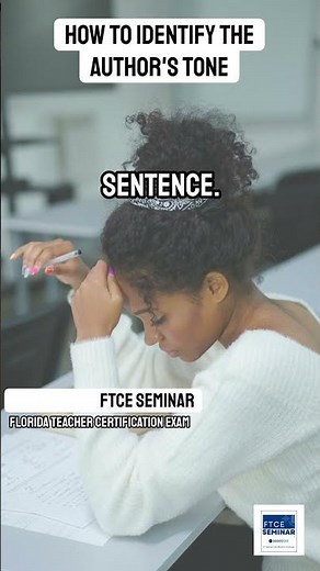 How to identify the author's tone!? #ftce #readingstrategies #learnenglish #podcast